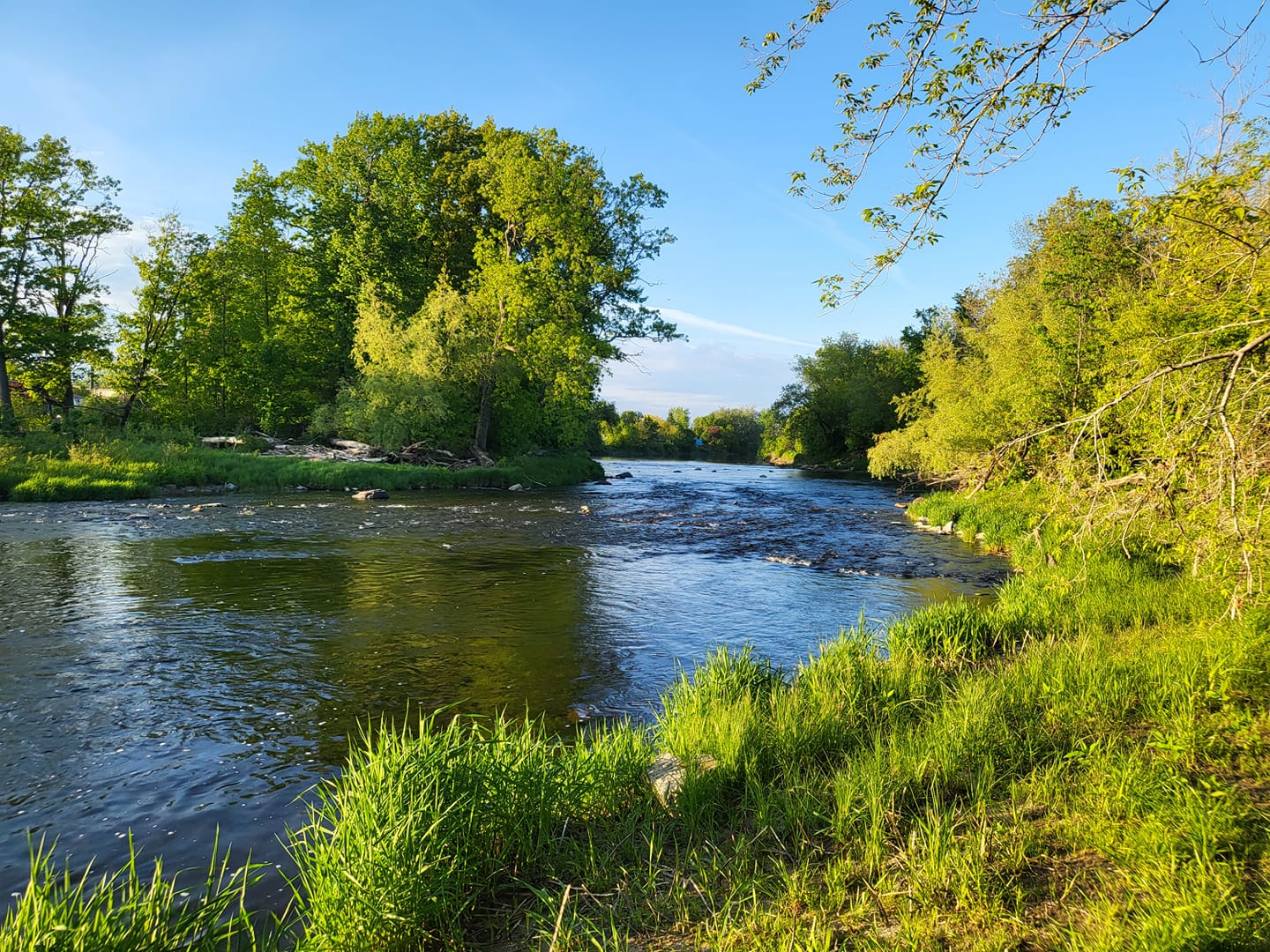 Photo de la rivière Châteauguay prise par Chrystelle Goudreau